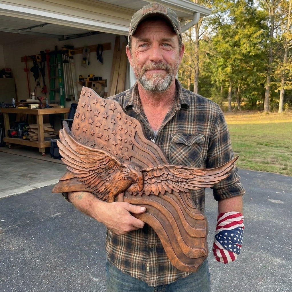 Eagle Freedom Flag