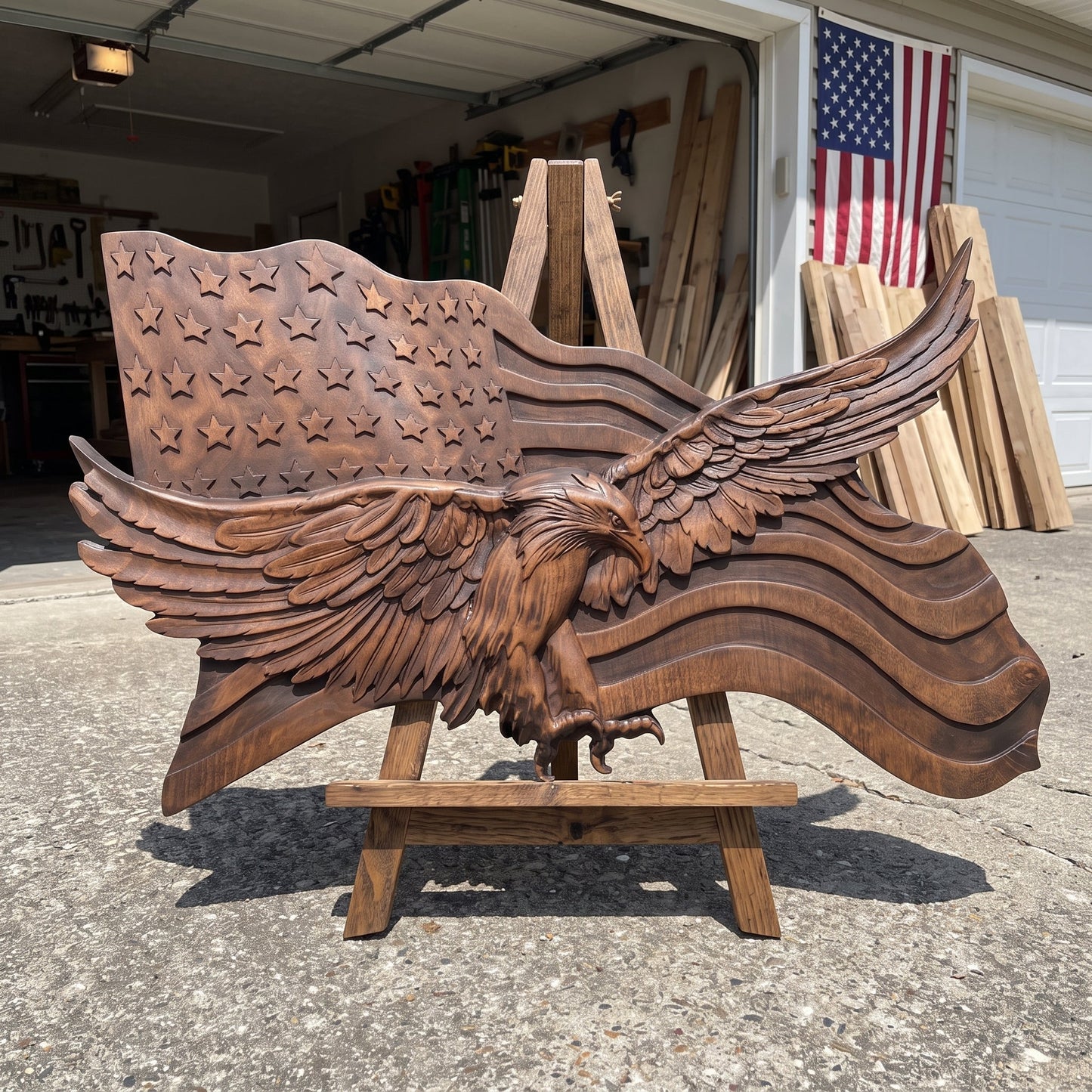 Eagle Freedom Flag